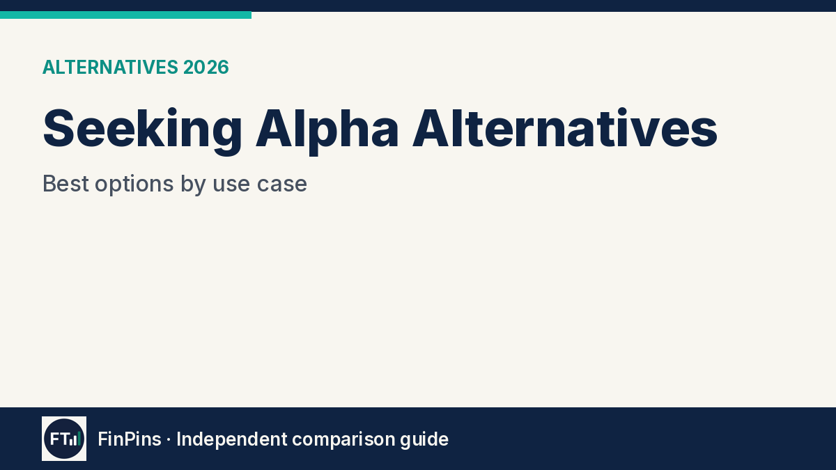 Seeking Alpha Alternatives