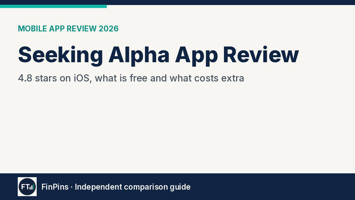 Seeking Alpha App Review