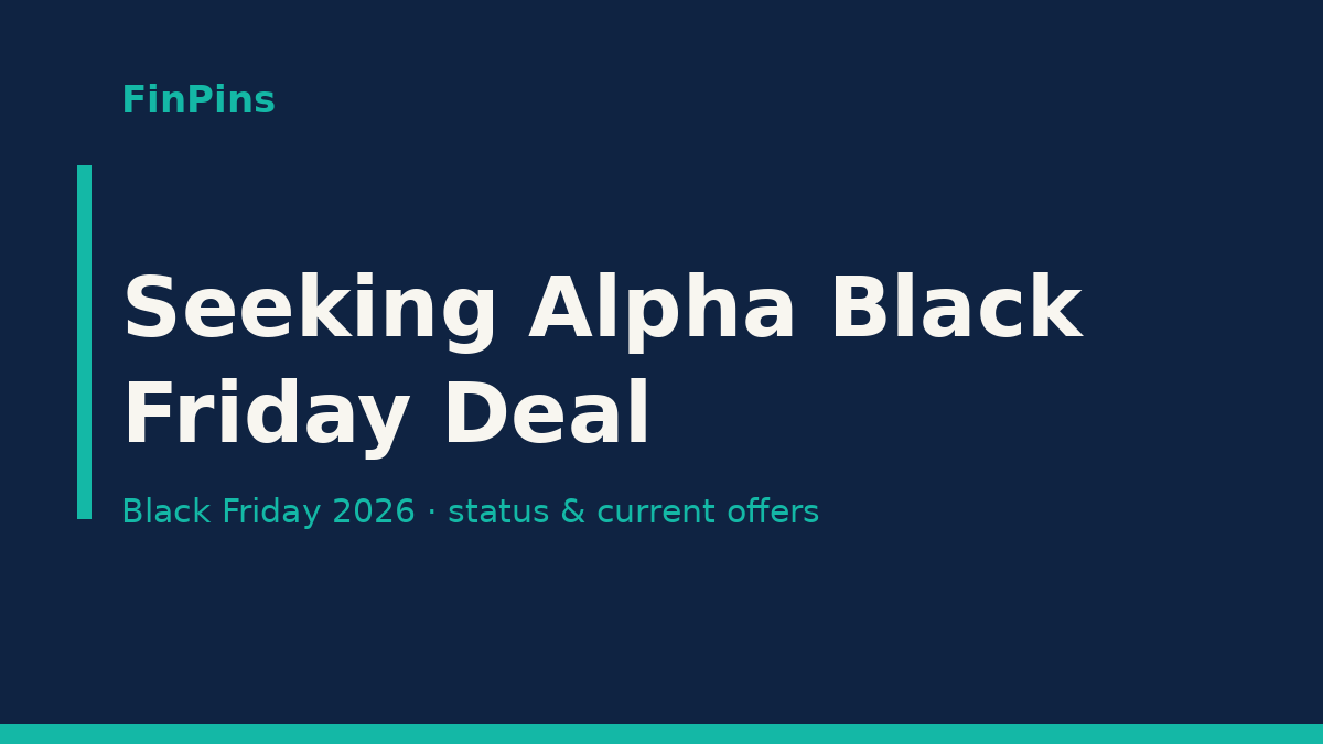 Seeking Alpha Black Friday Deal