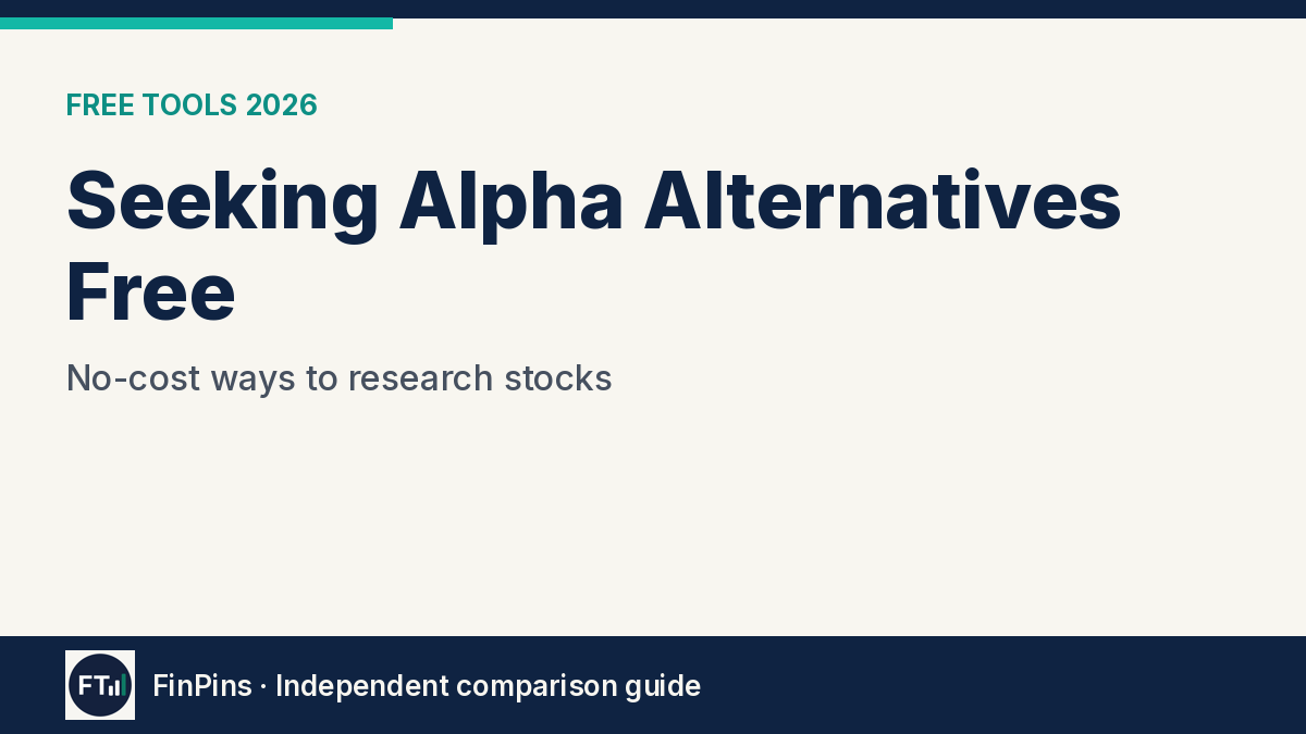 Seeking Alpha Alternatives Free
