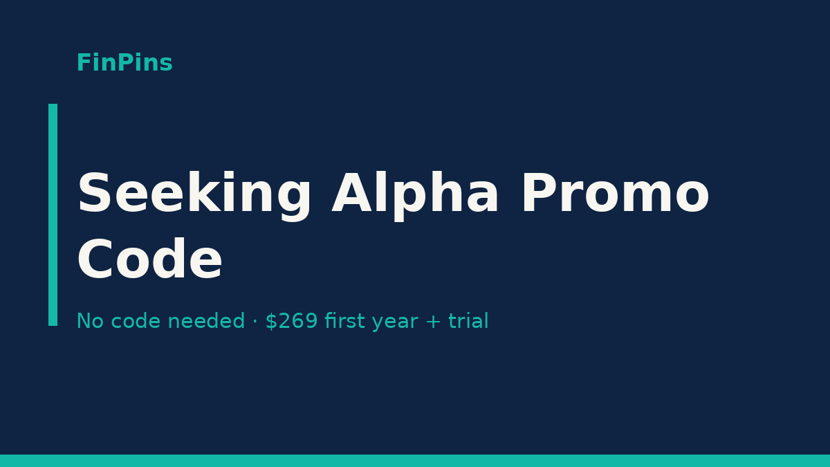 Seeking Alpha Promo Code