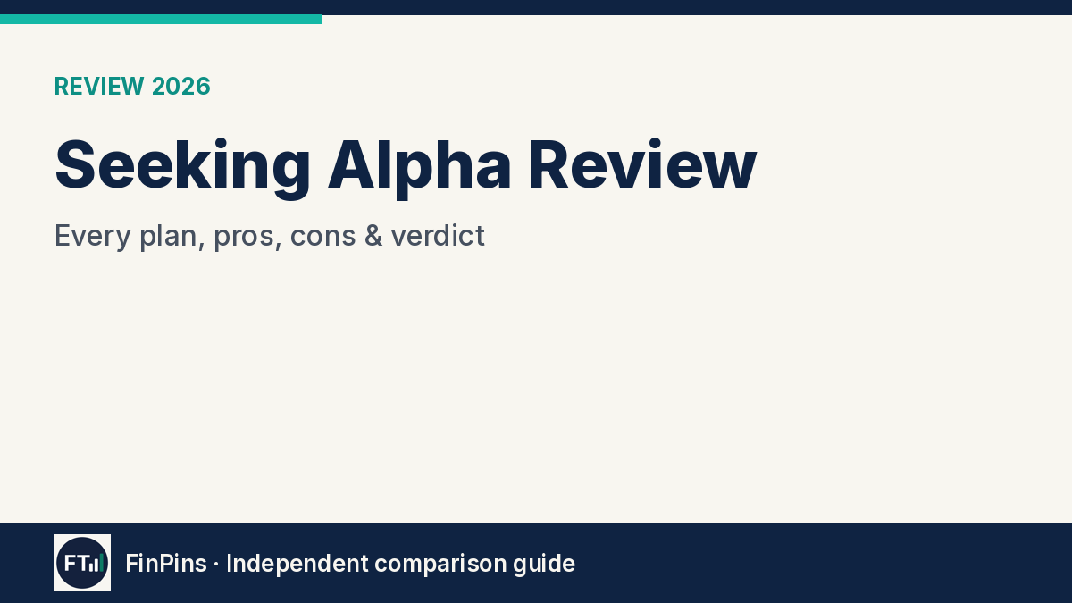 Seeking Alpha Review