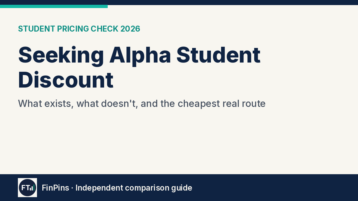 Seeking Alpha Student Discount