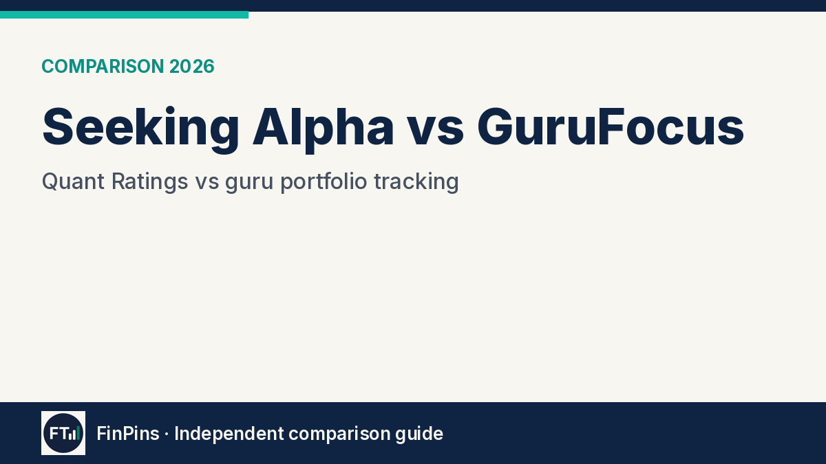 Seeking Alpha vs GuruFocus