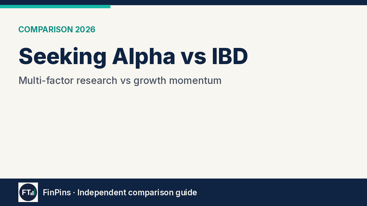 Seeking Alpha vs IBD