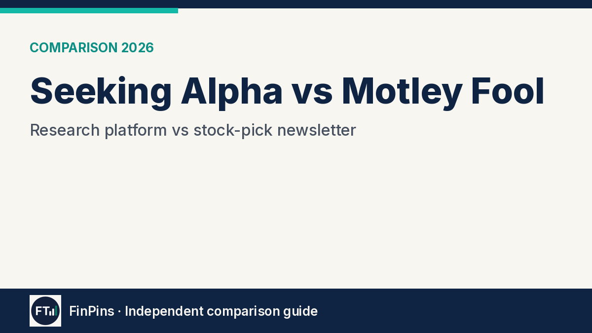 Seeking Alpha vs Motley Fool