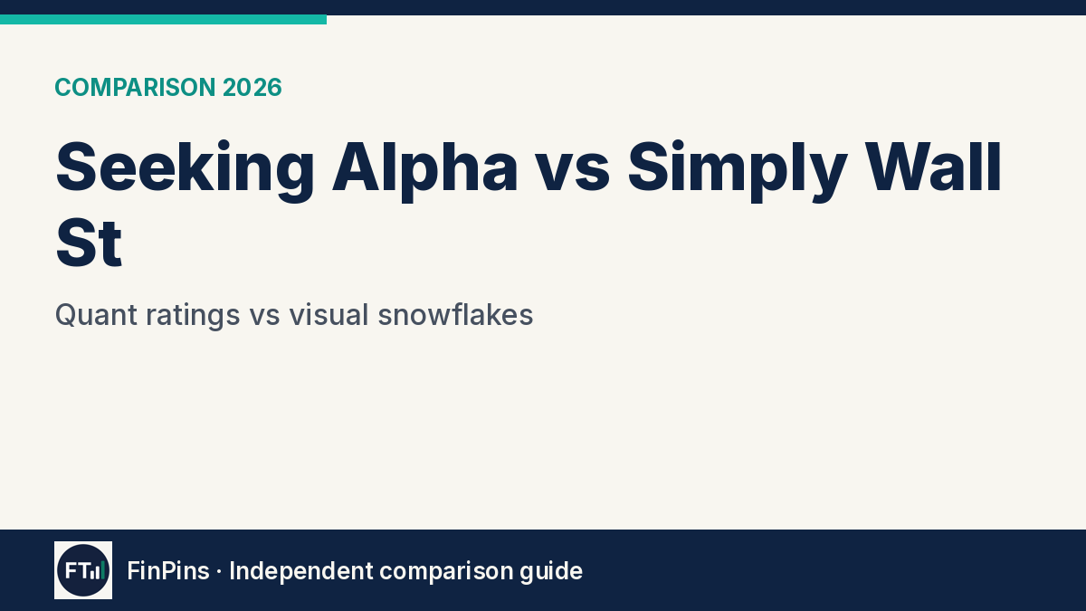 Seeking Alpha vs Simply Wall St