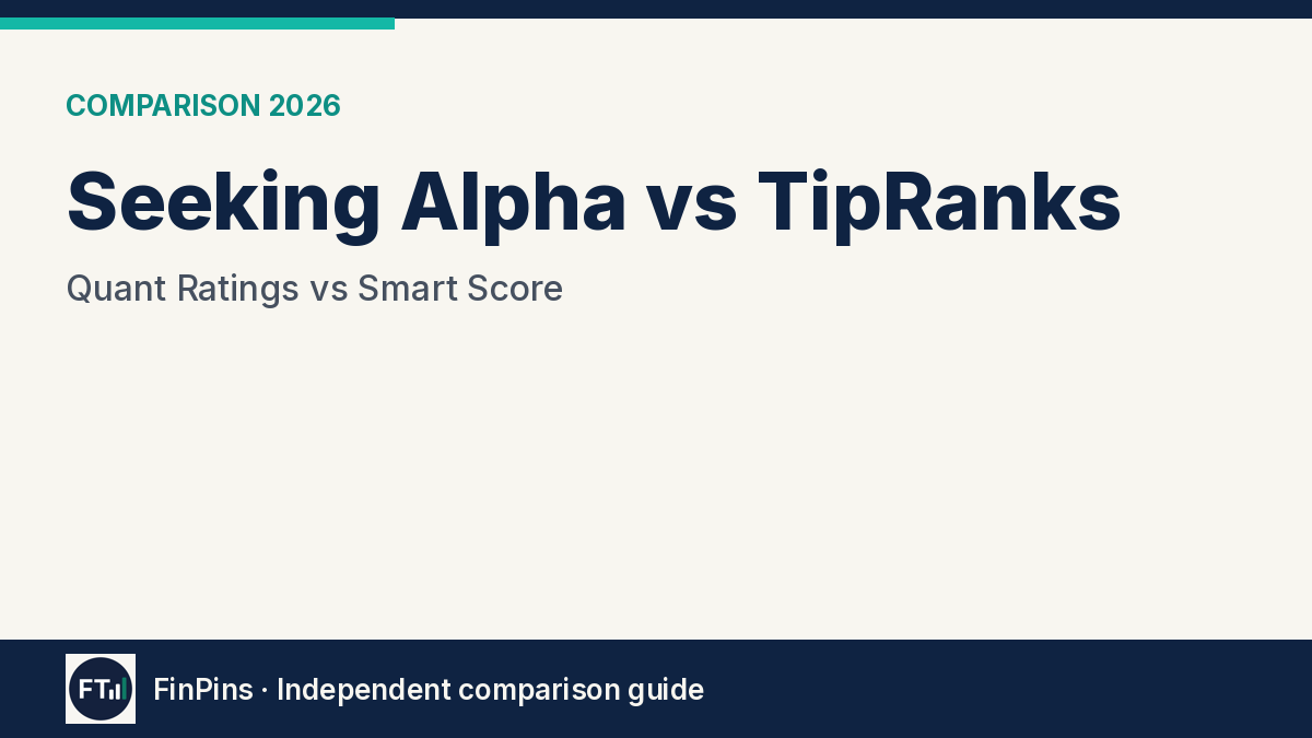 Seeking Alpha vs TipRanks