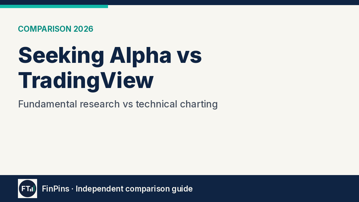 Seeking Alpha vs TradingView