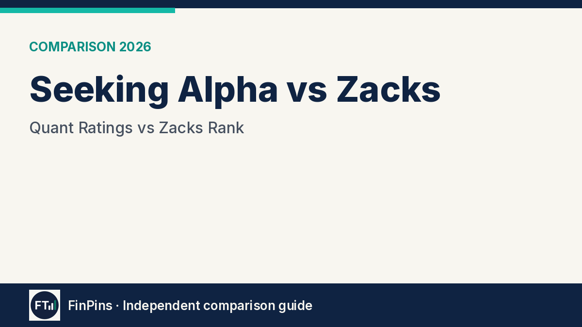 Seeking Alpha vs Zacks